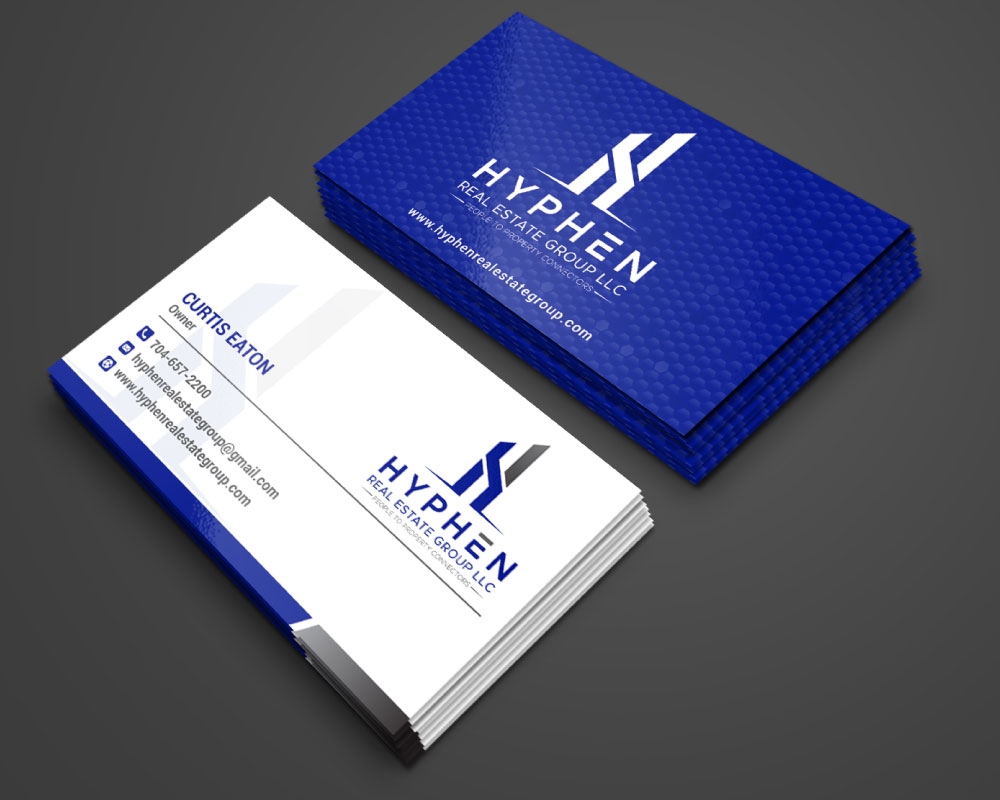 Hyphen Real Estate Group LLC logo design by Boomstudioz