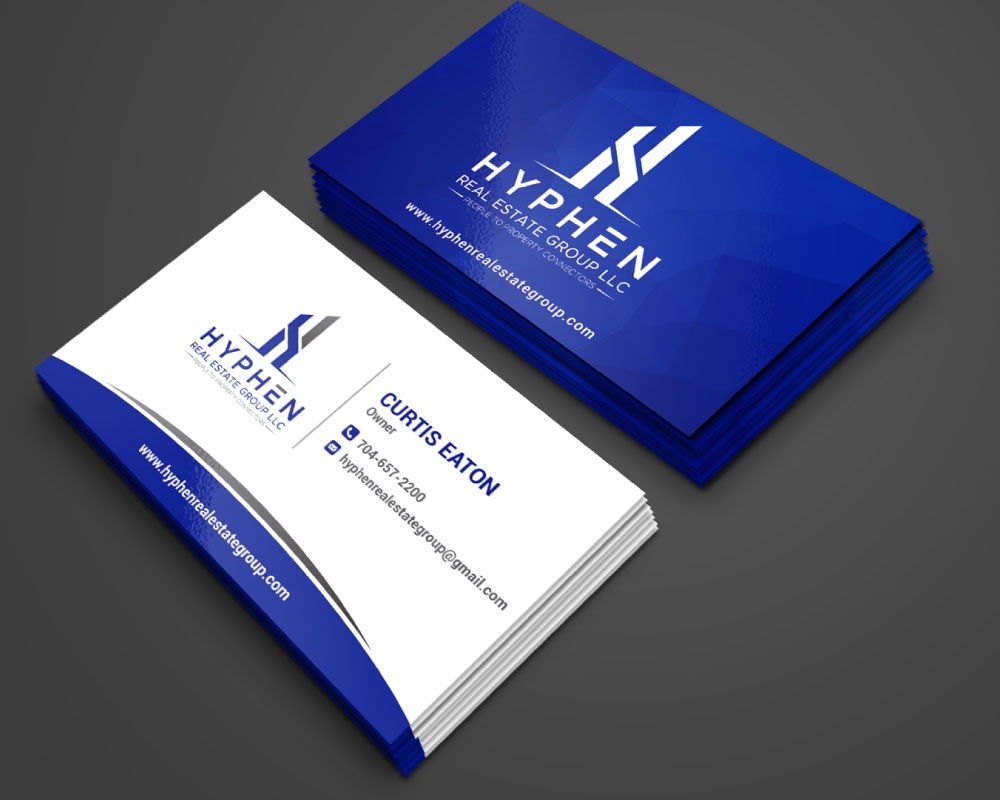 Hyphen Real Estate Group LLC logo design by Boomstudioz