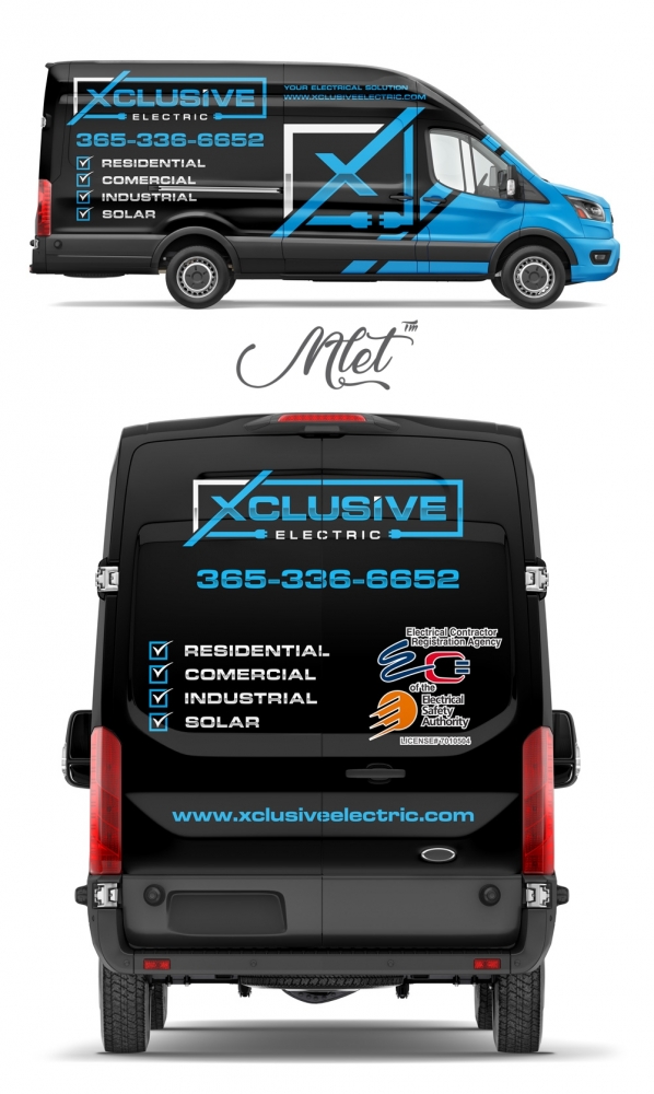 Xclusive Electric logo design by mletus