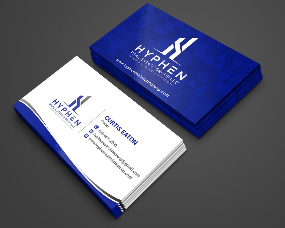 Hyphen Real Estate Group LLC logo design by Boomstudioz