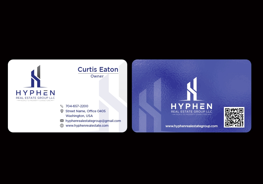 Hyphen Real Estate Group LLC logo design by Aslam