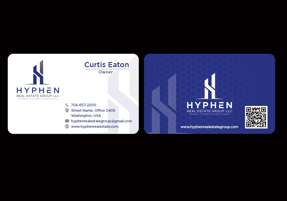 Hyphen Real Estate Group LLC logo design by Aslam