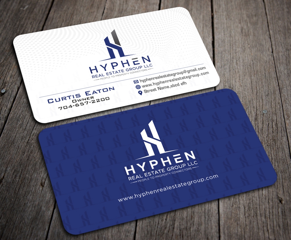 Hyphen Real Estate Group LLC logo design by PANTONE