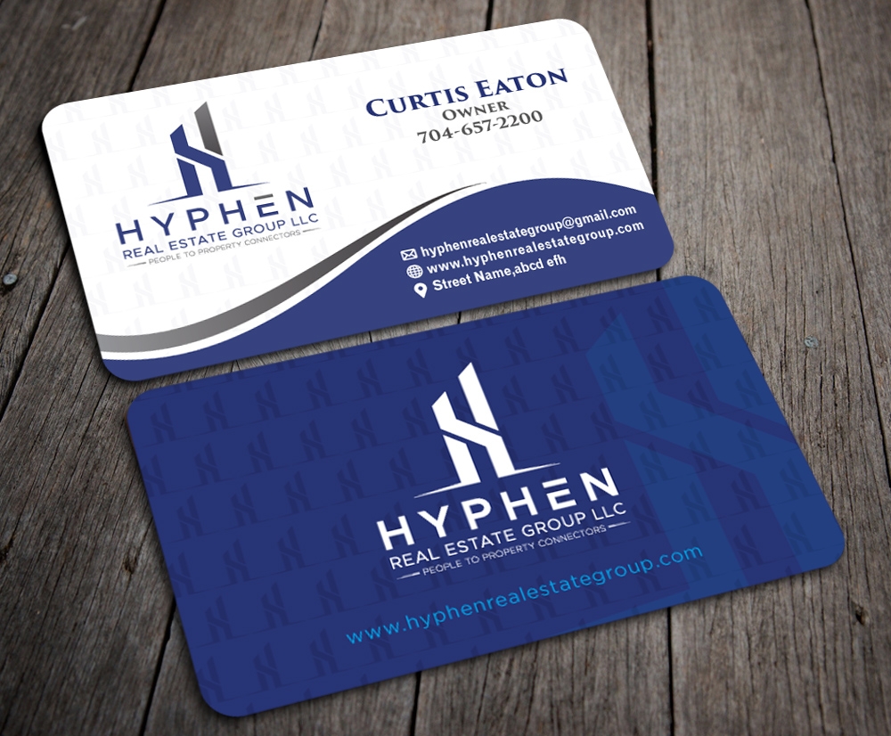 Hyphen Real Estate Group LLC logo design by PANTONE