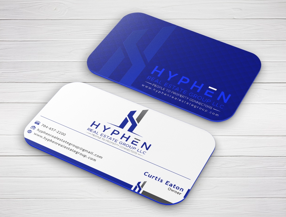 Hyphen Real Estate Group LLC logo design by Niqnish