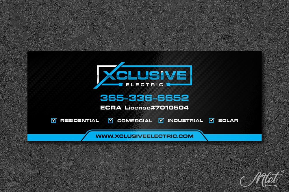 Xclusive Electric logo design by mletus