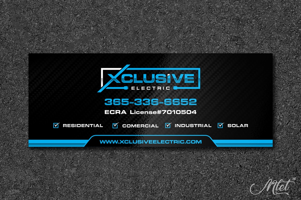 Xclusive Electric logo design by mletus