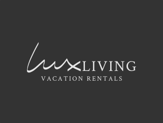 LuxLiving Vacation Rentals logo design by falah 7097