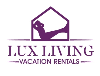 LuxLiving Vacation Rentals logo design by PMG