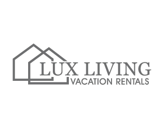 LuxLiving Vacation Rentals logo design by PMG