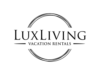 LuxLiving Vacation Rentals logo design by scolessi