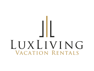 LuxLiving Vacation Rentals logo design by yippiyproject