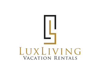 LuxLiving Vacation Rentals logo design by yippiyproject