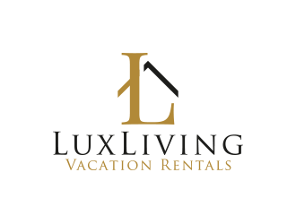 LuxLiving Vacation Rentals logo design by yippiyproject