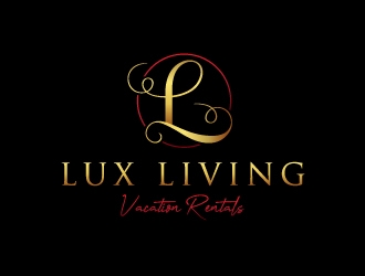 LuxLiving Vacation Rentals logo design by sanu