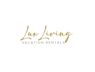 LuxLiving Vacation Rentals logo design by jaize