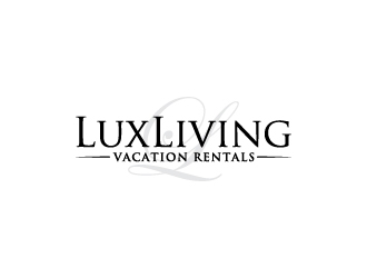 LuxLiving Vacation Rentals logo design by Creativeminds