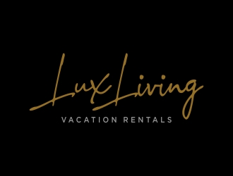 LuxLiving Vacation Rentals logo design by excelentlogo