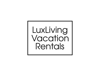 LuxLiving Vacation Rentals logo design by graphicstar