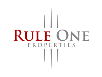 Rule One Properties logo design by puthreeone