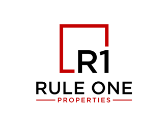 Rule One Properties logo design by alby