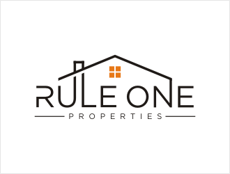 Rule One Properties logo design by bunda_shaquilla