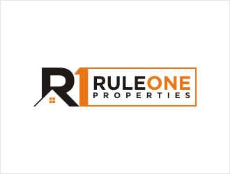 Rule One Properties logo design by bunda_shaquilla