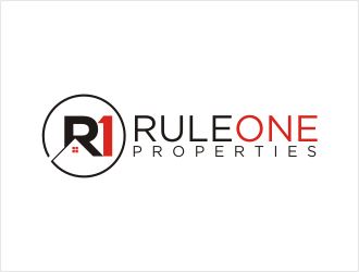 Rule One Properties logo design by bunda_shaquilla