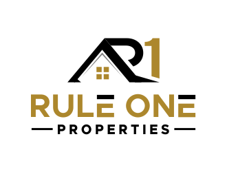 Rule One Properties logo design by done