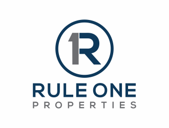 Rule One Properties logo design by menanagan