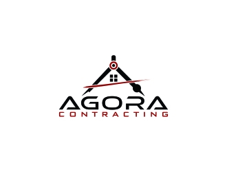 Agora Contracting logo design by Razzi