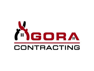 Agora Contracting logo design by gateout