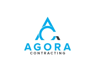 Agora Contracting logo design by sanu