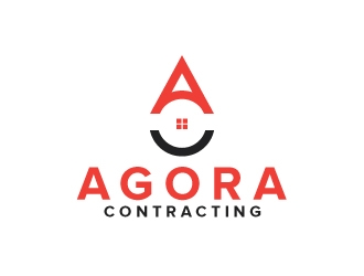 Agora Contracting logo design by sanu