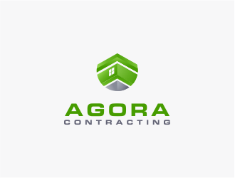 Agora Contracting logo design by wisang_geni