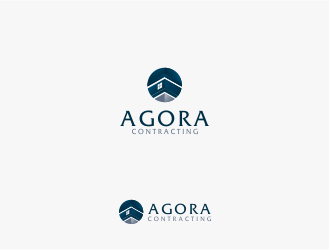 Agora Contracting logo design by wisang_geni