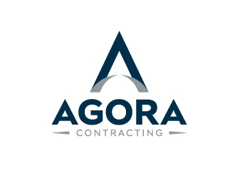 Agora Contracting logo design by Marianne