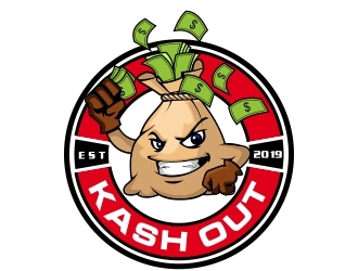 Kash out  logo design by rizuki