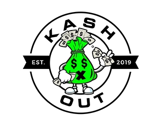 Kash out  logo design by PrimalGraphics