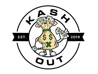 Kash out  logo design by PrimalGraphics