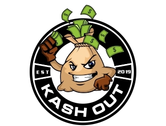 Kash out  logo design by rizuki