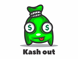 Kash out  logo design by gitzart