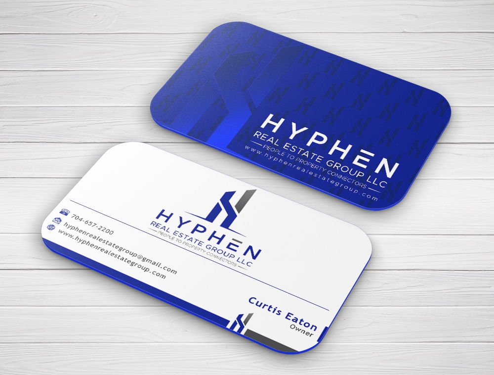 Hyphen Real Estate Group LLC logo design by Niqnish