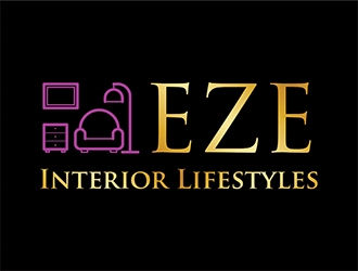 EzE  Interior Lifestyles   or EZE Interior Lifestyles logo design by gitzart