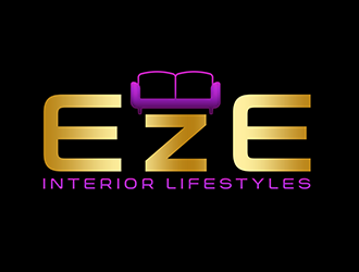 EzE  Interior Lifestyles   or EZE Interior Lifestyles logo design by 3Dlogos