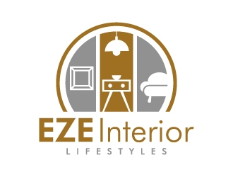 EzE  Interior Lifestyles   or EZE Interior Lifestyles logo design by MUSANG