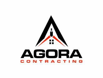 Agora Contracting logo design by Mahrein