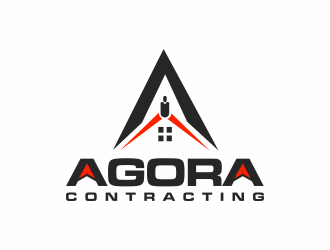 Agora Contracting logo design by Mahrein