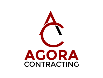 Agora Contracting logo design by pakNton