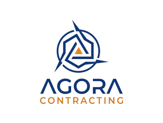 Agora Contracting logo design by azizah